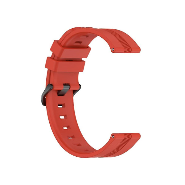 Rem för Garmin Venu 20 mm Röd Slikon konkav rand klockarmband