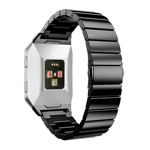 For Fitbit Ionic klokkerem i rustfritt stål Black