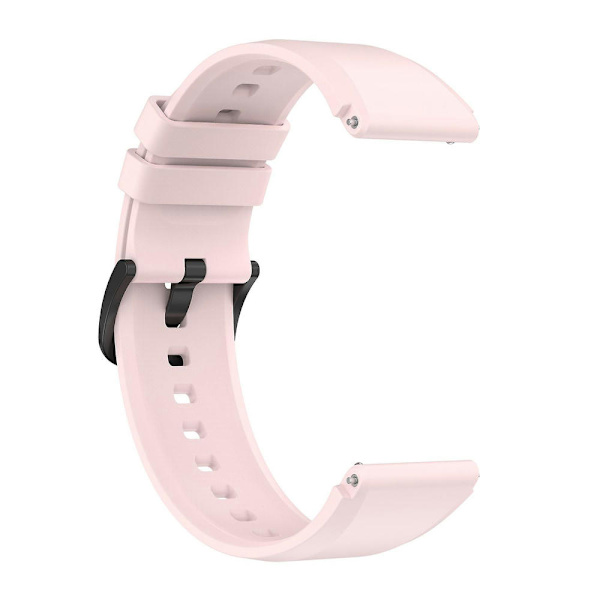 Mjuk rem svettsäker ögla vattentät handledsband för Xiaomi Mi Watch S1 Light pink