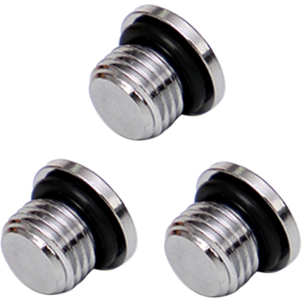 Scuba Diving 1. trinn regulator LP-port plugg (3X) - Erstatningsdykkedel