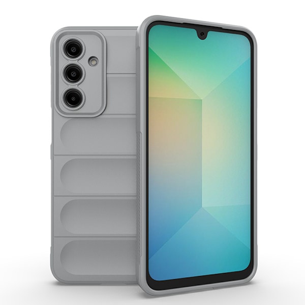 Deksler til Samsung Galaxy A26, Støtsikker silikon, Lys grå