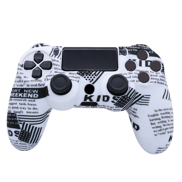 Silikondeksel for PS4-kontroller M-PS4-13 (hvit)