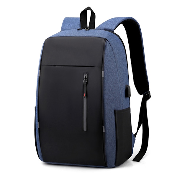 Laptopryggsäck med USB-laddningsportar RW1322 blå