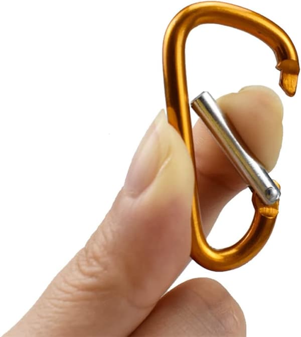 Stora Karabiner D-Ring-klämmor - 10-pack för utomhusaktiviteter