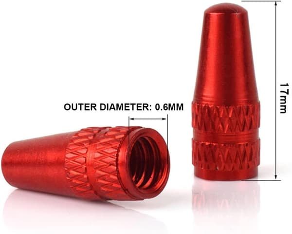 Flerfärgade Ventilhattar till Cykel - Anodiserad Aluminium Dammskydd