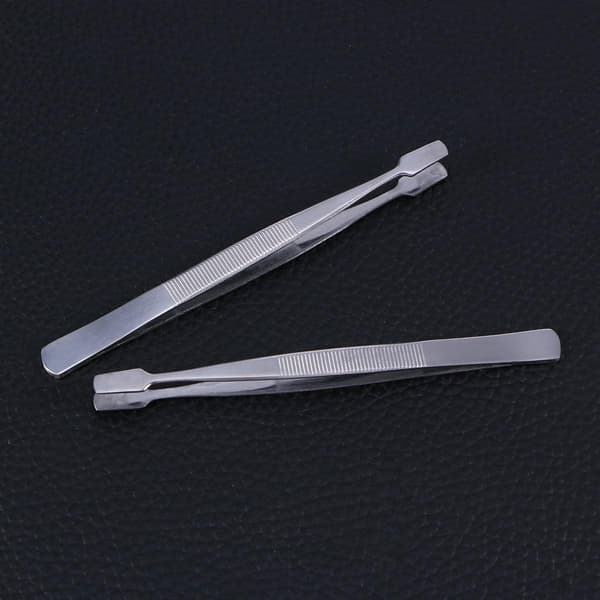 Frimärkspincett Filateliverktyg - Set om 2 (Silver)