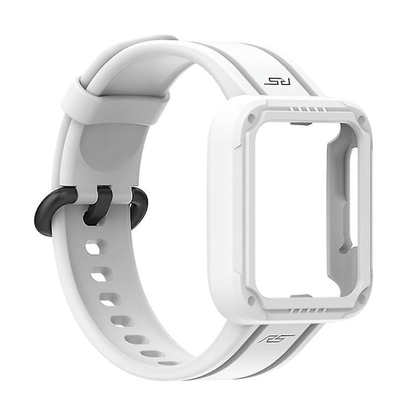 Til Xiaomi Redmi Watchmi Watch 2/Mi Watch Lite/Mi Watch Lite 2 Watch Strap Håndled med Watch Cas White