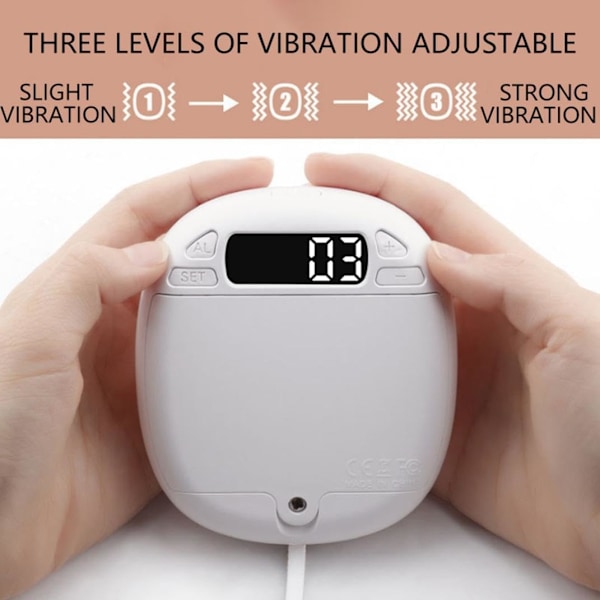 Väckarklocka Uppladdningsbar Väckarklocka Under Kudde Trådlös Sängvibrator med LED Digital Skärm