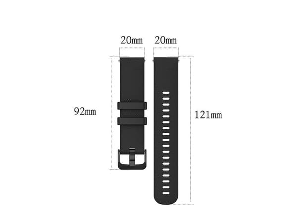 Rem för Garmin Venu 2 Plus Silikonklockarmband Liten Gitter Grå