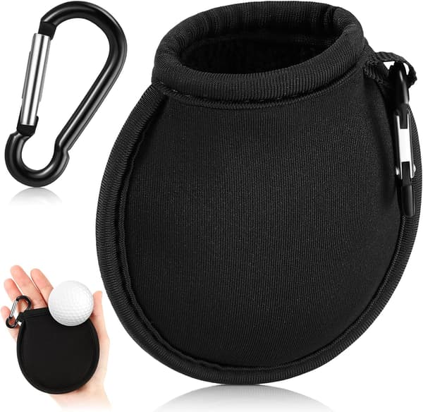 Golfballvasker Lommepose - Ballrenserpose med klips