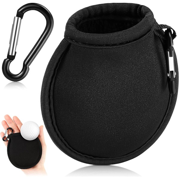 Golfboldvasker Lommepose - Boldrenserpose med klips