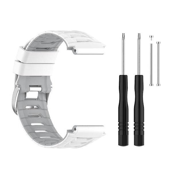 För Garmin Forerunner 920xt watch i två färger stålspänne White-Light Grey