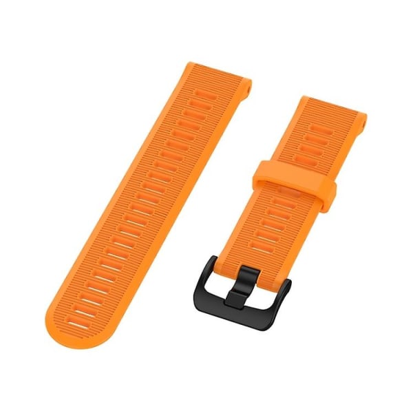 Til Garmin Forerunner945 / Fenix5 Plus / Approach S60 Monokrom silikone urrem Orange