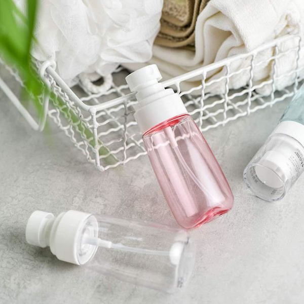 Sprayflaskor Resestorlek, 5 st Fint Mist Sprayflaska Set Transparent Blue