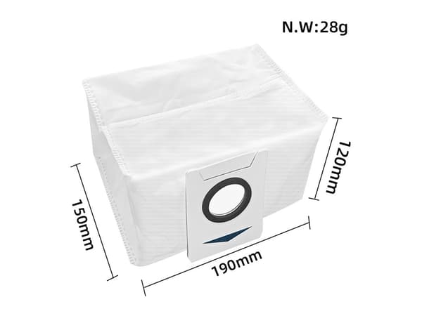 Pölypussit Ecovacs X1 Omni/T10:lle (5 kpl)