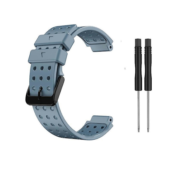 Rem til Garmin Approach S20 Monokrom Ur - Til Garmin Approach S20 Silikone Erstatning Mode Håndled Til Garmin gray