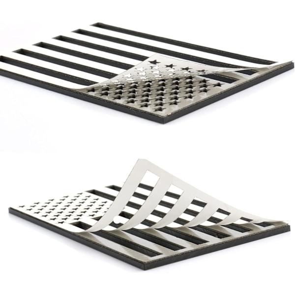 3D Amerikanlippu-embleemi tarra leikattu, paksuus 0,15 u201D, akryyli