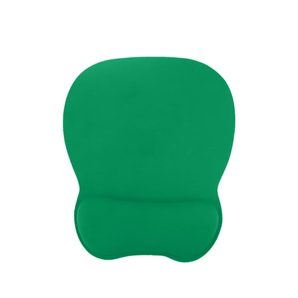 Sklisikker ergonomisk musematte med håndleddsstøtte (grønn)