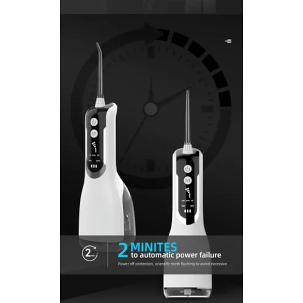 Oral Irrigator Dental Water Jet 5 Hastigheder 330Ml IPX7 Grøn