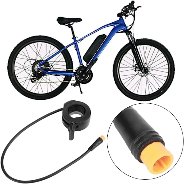 Vandafvisende Tommelgas E-cykel Connector - Velegnet til Elcykler (Venstre/Højre Hånd)