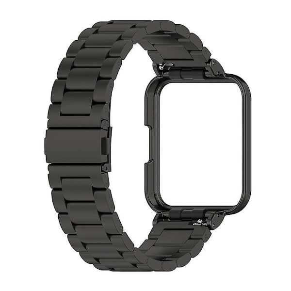 Til Xiaomi Redmi Watch 2 Lite Tre Perler Rustfrit Stål Udskiftnings Rem Med Urkasse