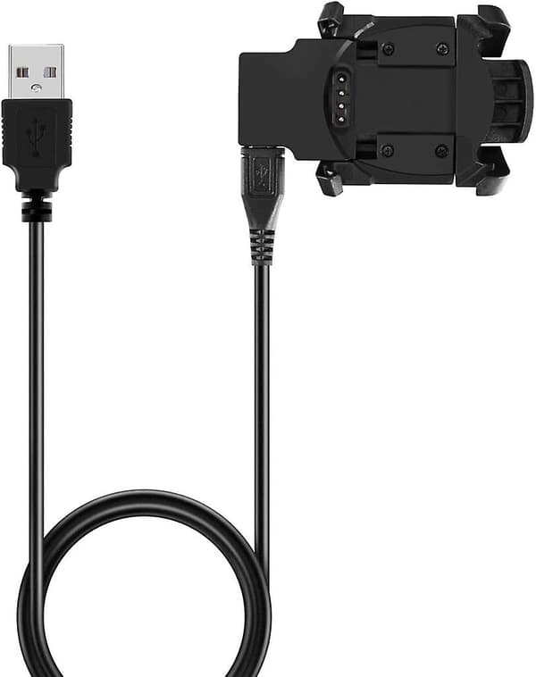 Ersättnings USB laddare Laddningskablar Dock för Garmin Descent Mk1