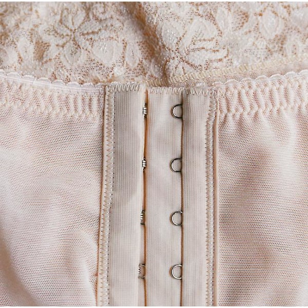 Höftlyftande andningsbar formande tunn shapewear bukbyxor korsett Khaki M