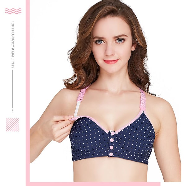 Dame Amme-BH Graviditetsundertøj Sportspleje navy 80c