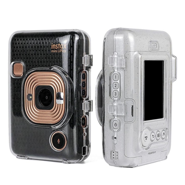 Kamera reiseveske erstatning for Fujifilm Instax Mini Liplay Retro Style Clear