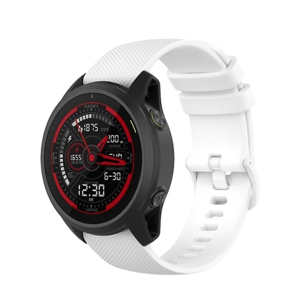 Til Garmin Forerunner 745 Small Grid Quick Release Urrem med skruetrækker White