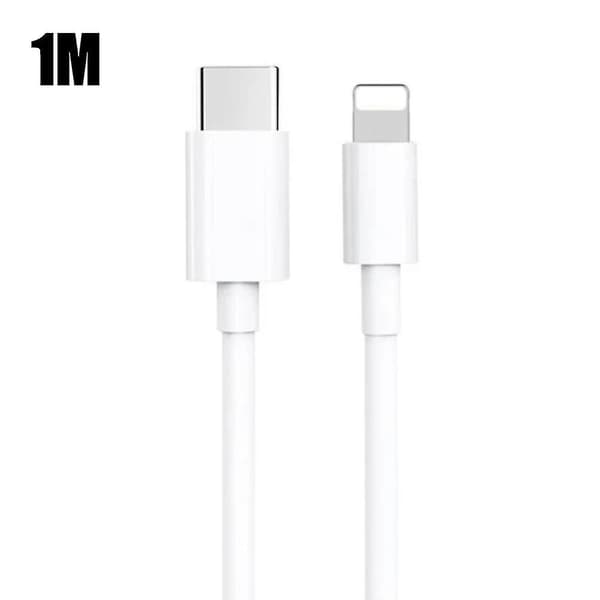 Ssdlv För Iphone 20w Laddare Apple 11/12/13 Usb-c Till Lightning Power 1m Datakabel Eu Plug