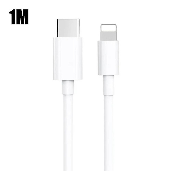 Ssdlv For Iphone 20w Lader Apple 11/12/13 Usb-c Til Lightning Strømadapter 1m Datakabel Eu Plugg
