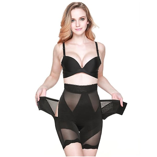 Höftlyftande andningsbar formande tunn shapewear bukbyxor korsett Khaki M