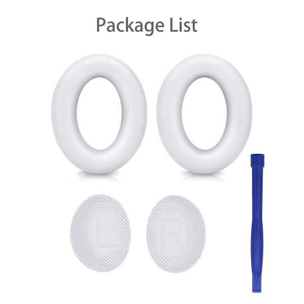Ørepuder Udskiftning af puder til Bose Quietcomfort 35 / Qc35 Ii White
