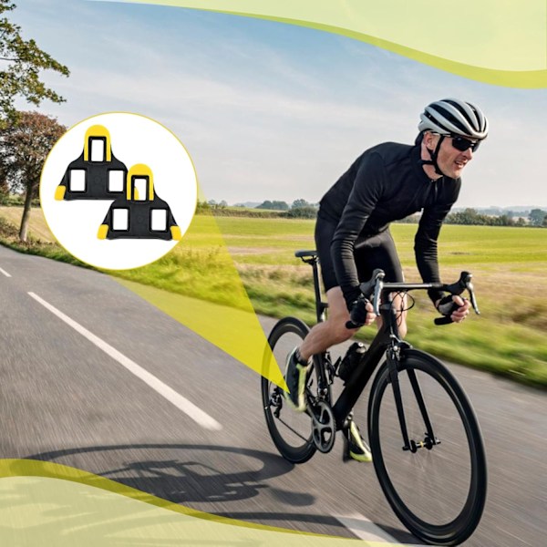 Klossar för cykelskor - 2 st cykelpedal-klossar