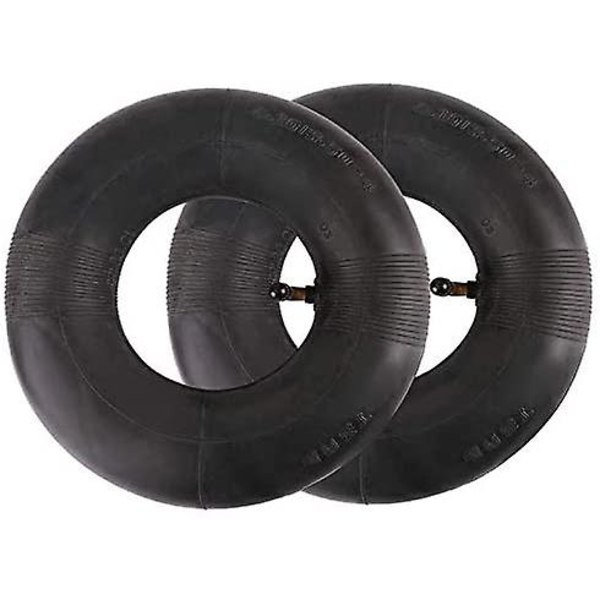 2-pack 4,10/3,50-4" innerrör för handvagn, transportvagn, trädgårdsvagn, gräsklippare - Ersättning för 4,10-4