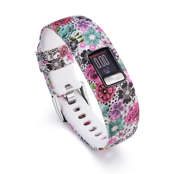 Garmin Vivofit 4 Gloss & Color Integroidulle watch Stick Flower