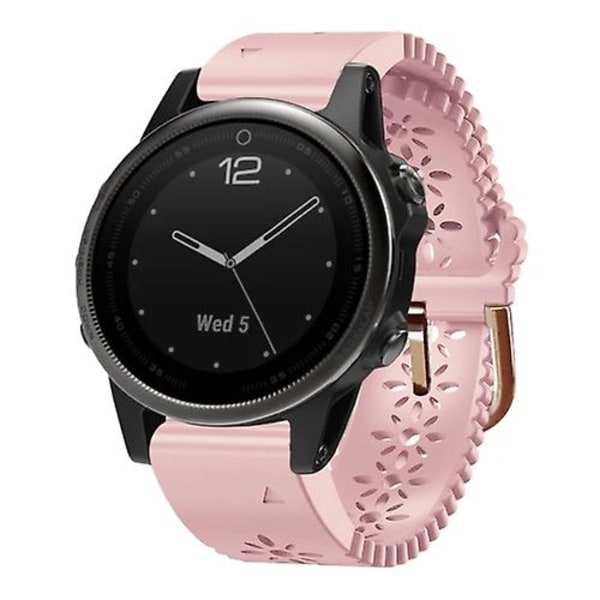 Garmin Fenix ​​5s 20 mm:n naisten watch ja pitsirei'itykselle Pink