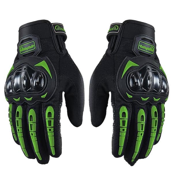 Pekskärm Motorcykelhandskar Motorcykelvantar Knogskydd utomhus Black L