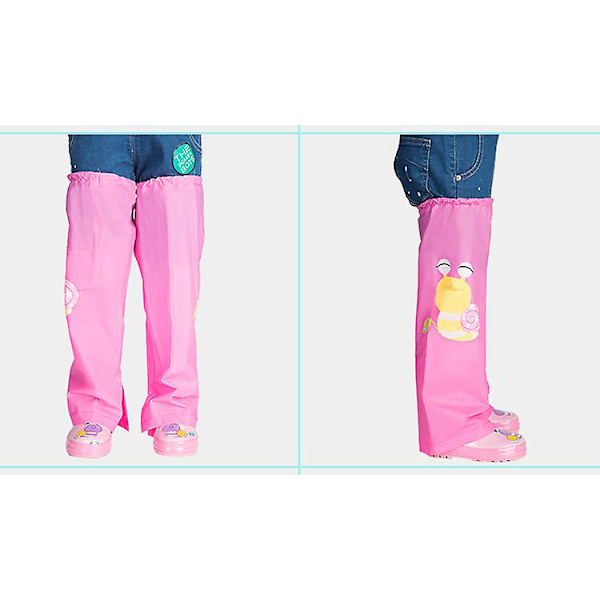 Lasten sarjakuva lyhyet sadehousut, vedenpitävät vaellusleggingsit pink