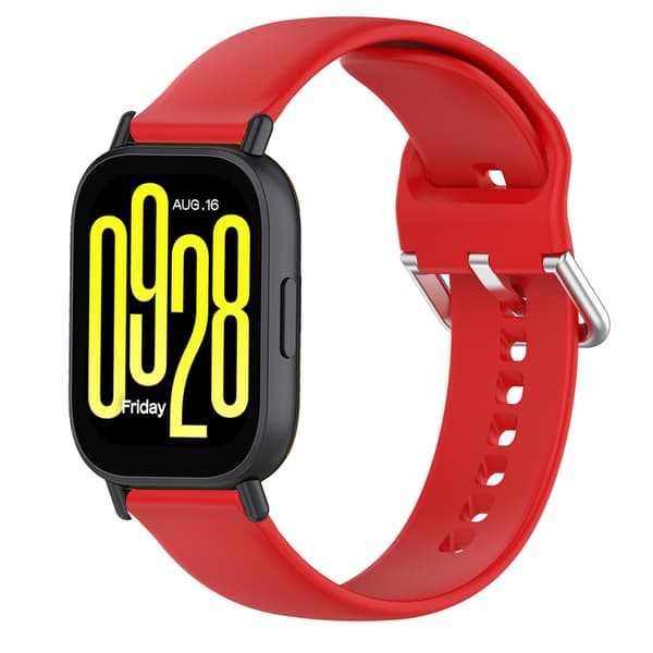 Rem til Xiaomi Redmi Watch 5 Active/watch 5 Lite 22mm silikone urrem (rød)