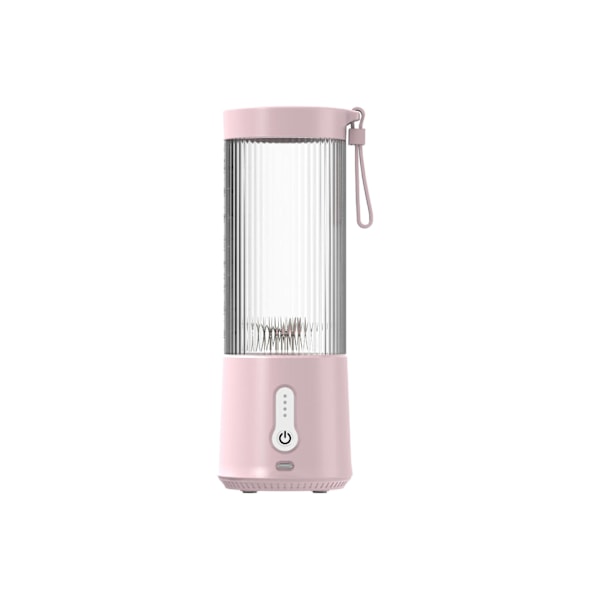 Bærbar Blender Liten Mini Juicer Oppladbar Student Elektrisk Juice Cup Rosa