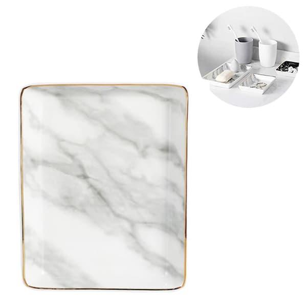 Smykkebrett, Marmor Keramisk Sele, Keramisk Smykkeplate small