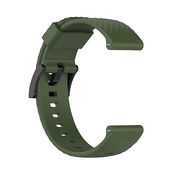 För Suunto 7 24 mm enfärgad watch Army Green