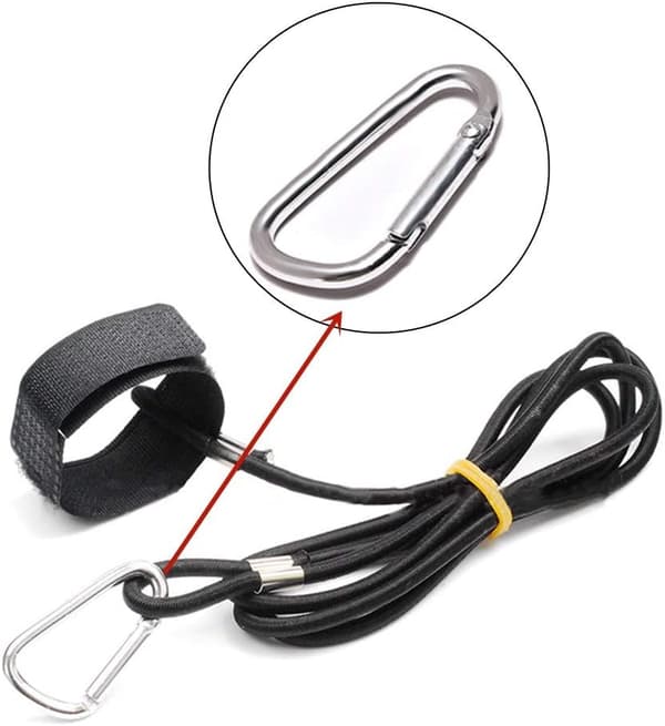 Set (2-pack) - Elastiska säkerhetslinor för kajakpaddling och mer