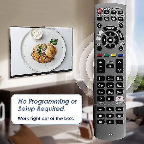 N2qayb001254 Fjärrkontroll Kompatibel Panasonic Led 4k Ultra Hd Smart Oled Tv Tx-55hz1500 Tx-65hz1500