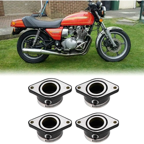 4 st Motorcykel Förgasare Insugsgrenrör Fogtätning för Suzuki GS850 80-83