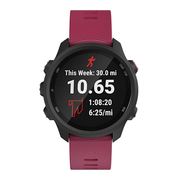 Til Garmin Forerunner 245/245M Sport Blødt Silikone Udskiftningsur Rem Strop Armbånd Gummi