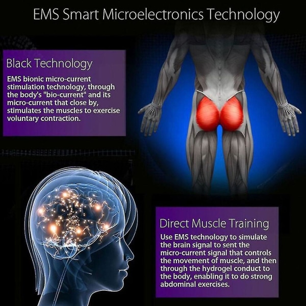 Butt Toner Hips Abs Trener Muskel Fitness Stimulator Forbedrer Hjemmetreningsutstyr For Kvinner Booty