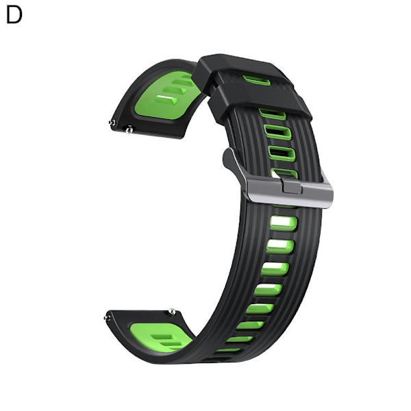 Myk og behagelig to-farget 22 mm silikonarmbånd for Huawei Watch GT3 D,22 mm